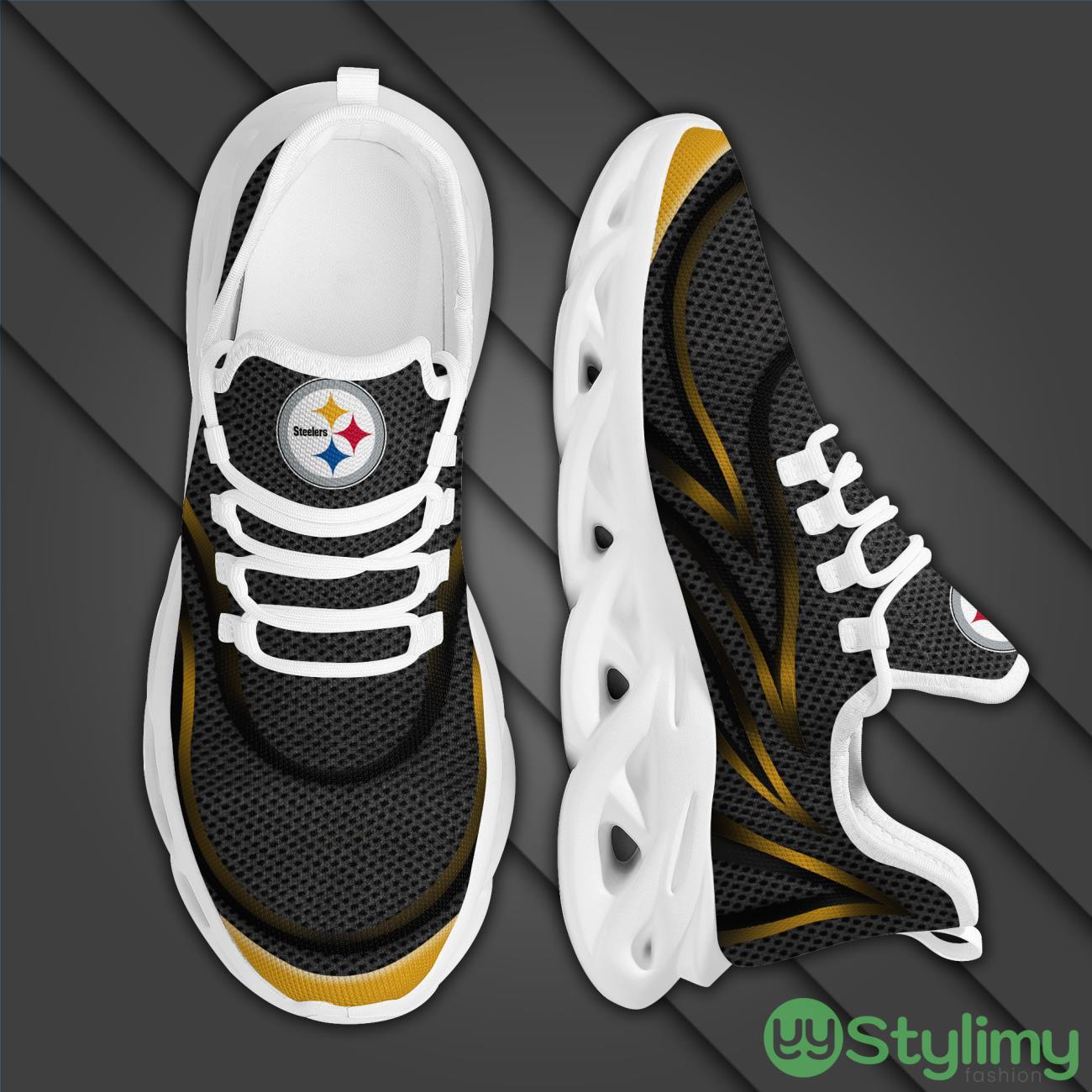 Pittsburgh Steelers Neon Flames Design Trending Max Soul Clunky Sneaker Shoes For Mens Womens 5 Pittsburgh Steelers Neon Flames Design Trending Max Soul Clunky Sneaker Shoes For Mens Womens Product Photo 5