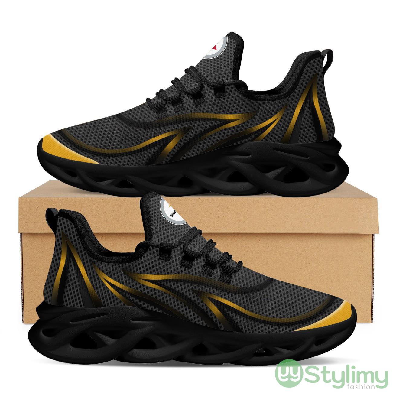 Pittsburgh Steelers Neon Flames Design Trending Max Soul Clunky Sneaker Shoes For Mens Womens 6 Pittsburgh Steelers Neon Flames Design Trending Max Soul Clunky Sneaker Shoes For Mens Womens Product Photo 6