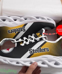Pittsburgh Steelers Personalized Name Max Soul Sneakers Running Sports Shoes Product Photo 1