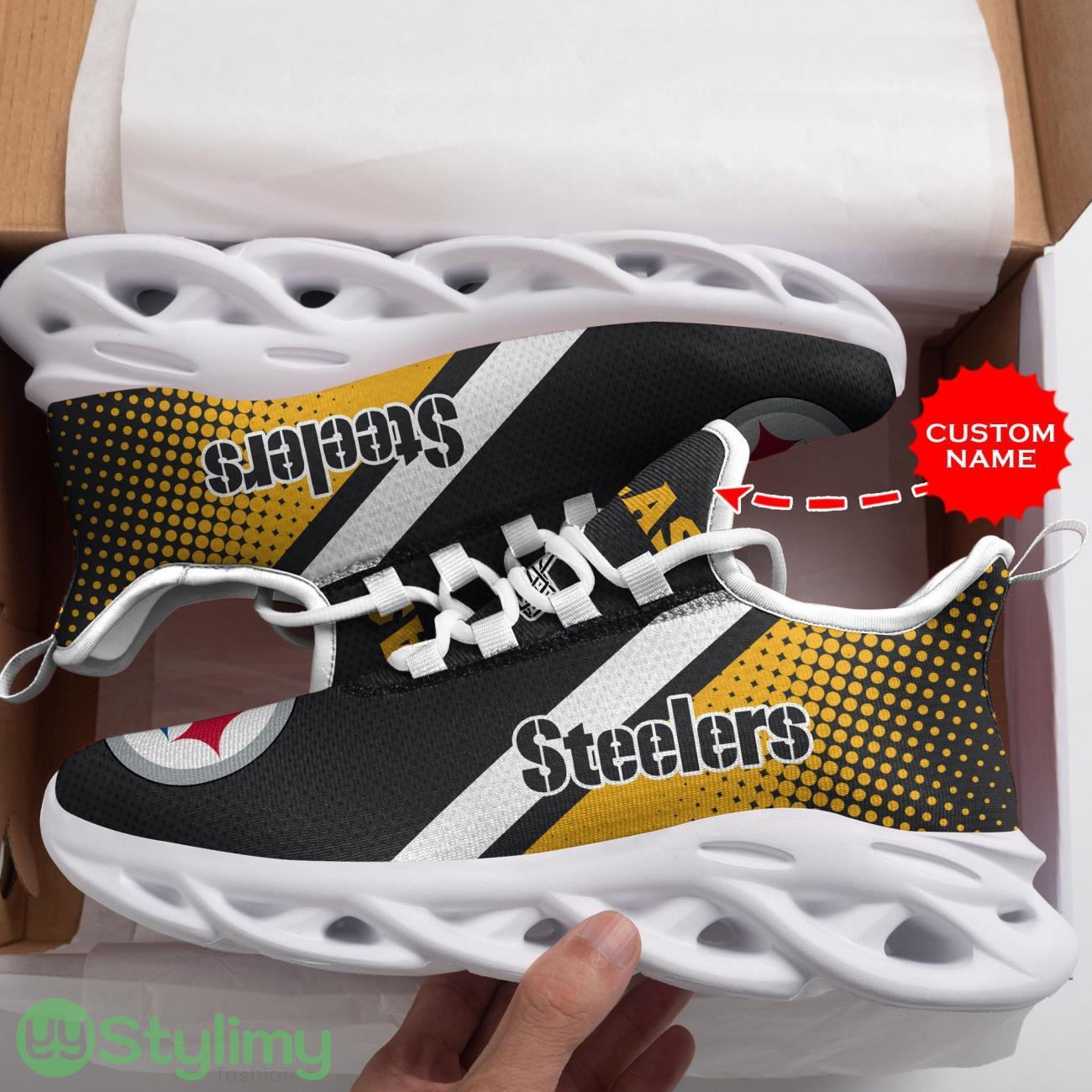 Pittsburgh Steelers Personalized Name Max Soul Sneakers Running Sports Shoes 7 Pittsburgh Steelers Personalized Name Max Soul Sneakers Running Sports Shoes Product Photo 1