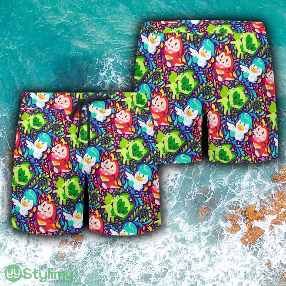 Pokemon Scalet & Violet Famous Brand Beach Hawaiian Shirt And Short Combo For Summer 2 Pokemon Scalet & Violet Famous Brand Beach Hawaiian Shirt And Short Combo For Summer - PKM Scalet & Violet Hawaiian Shirt_5