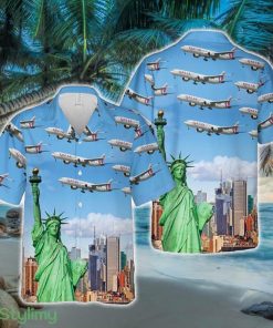 Qatar Airways Boeing 777-300ER Hawaiian Shirt - Qatar Airways Boeing 777-300ER Hawaiian Shirt