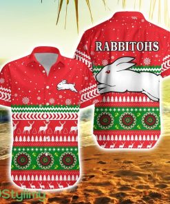 Rabbitohs South Sydney Christmas Hawaiian Shirt For Men And Women Product Photo 1