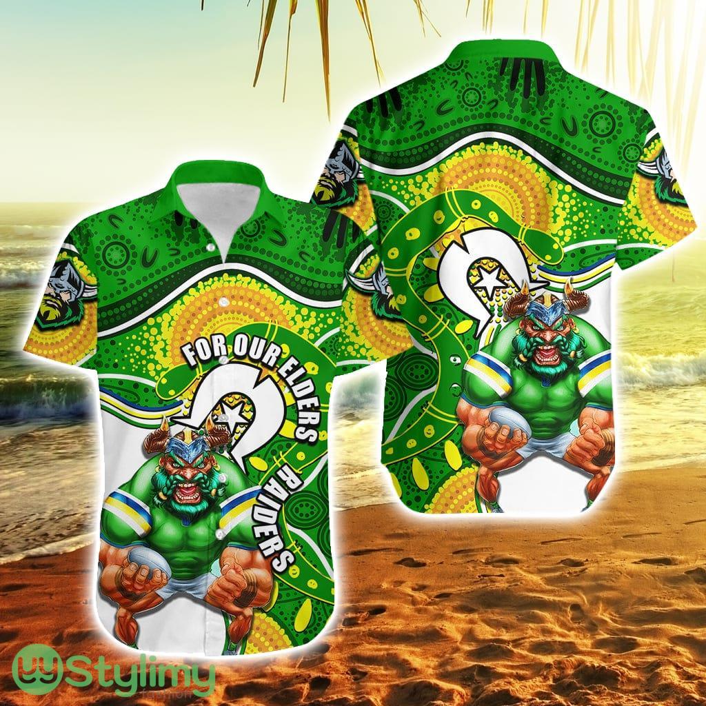 Raiders Mascot Nrl Naidoc Hawaiian Shirt For Men And Women 2 Raiders Mascot Nrl Naidoc Hawaiian Shirt For Men And Women Product Photo 1