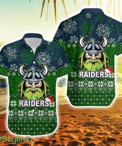 Raiders Rugby Christmas Hawaiian Shirt For Men And Women Product Photo 1