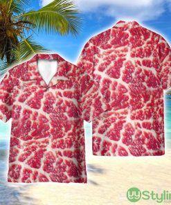 Raw Meat Funny Shirts 3D Printed Beach Shirt Men Women Hawaiian Shirt Product Photo 1