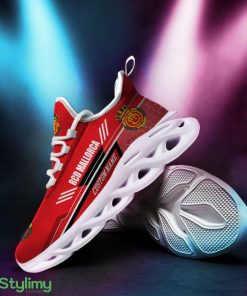 RCD Mallorca Logo Pattern Custom Name 3D Max Soul Sneaker Shoes In Red - RCD Mallorca Logo Pattern Custom Name 3D Max Soul Sneaker Shoes In Red_1