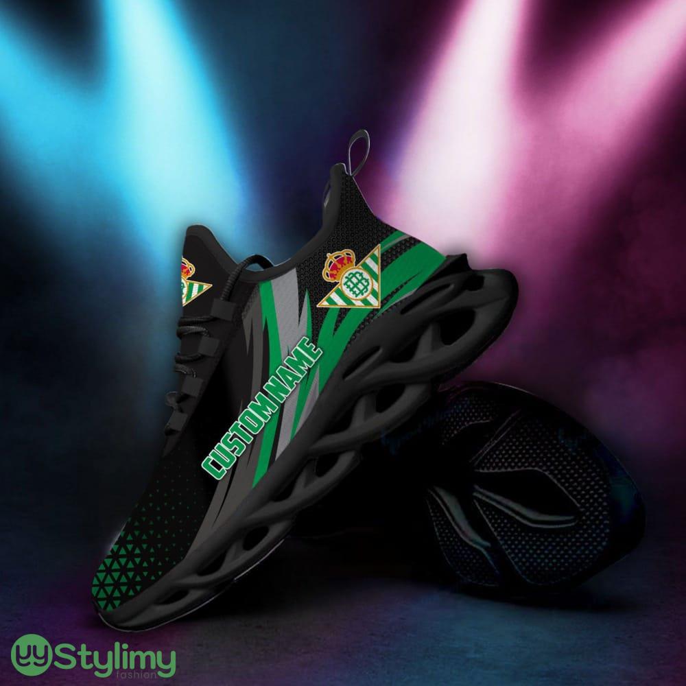Real Betis Logo Custom Name Pattern 3D Max Soul Sneaker Shoes In Black And Green 4 Real Betis Logo Custom Name Pattern 3D Max Soul Sneaker Shoes In Black And Green - Real Betis Logo Custom Name Pattern 3D Max Soul Sneaker Shoes In Black And Green_4