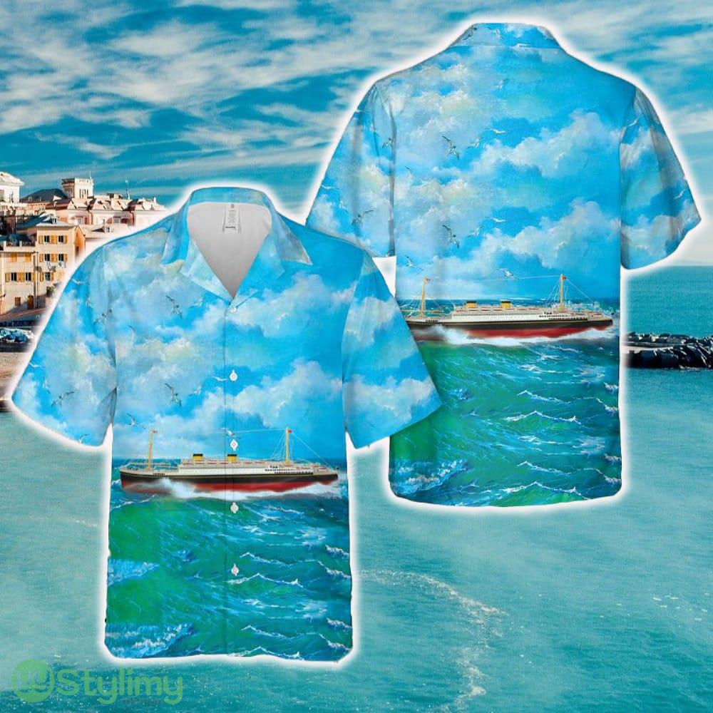 RMS Britannic 1930 - 1960 Hawaiian Shirt 2 RMS Britannic 1930 - 1960 Hawaiian Shirt - RMS Britannic 1930 - 1960 Hawaiian Shirt