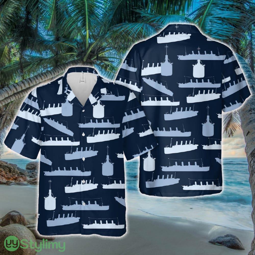 RMS Titanic Silhouette Hawaiian Shirt 2 RMS Titanic Silhouette Hawaiian Shirt - RMS Titanic Silhouette Hawaiian Shirt