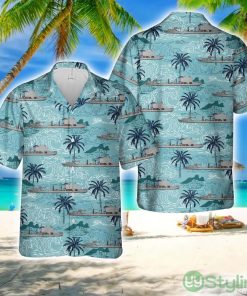 Royal Canadian Navy MV Asterix Hawaiian Shirt New Style Hawaii Shirt Product Photo 1