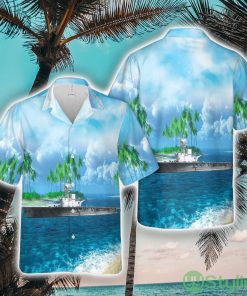 Royal Navy HMS Hermes (95) Hawaiian Shirt New Style Hawaii Shirt Product Photo 1