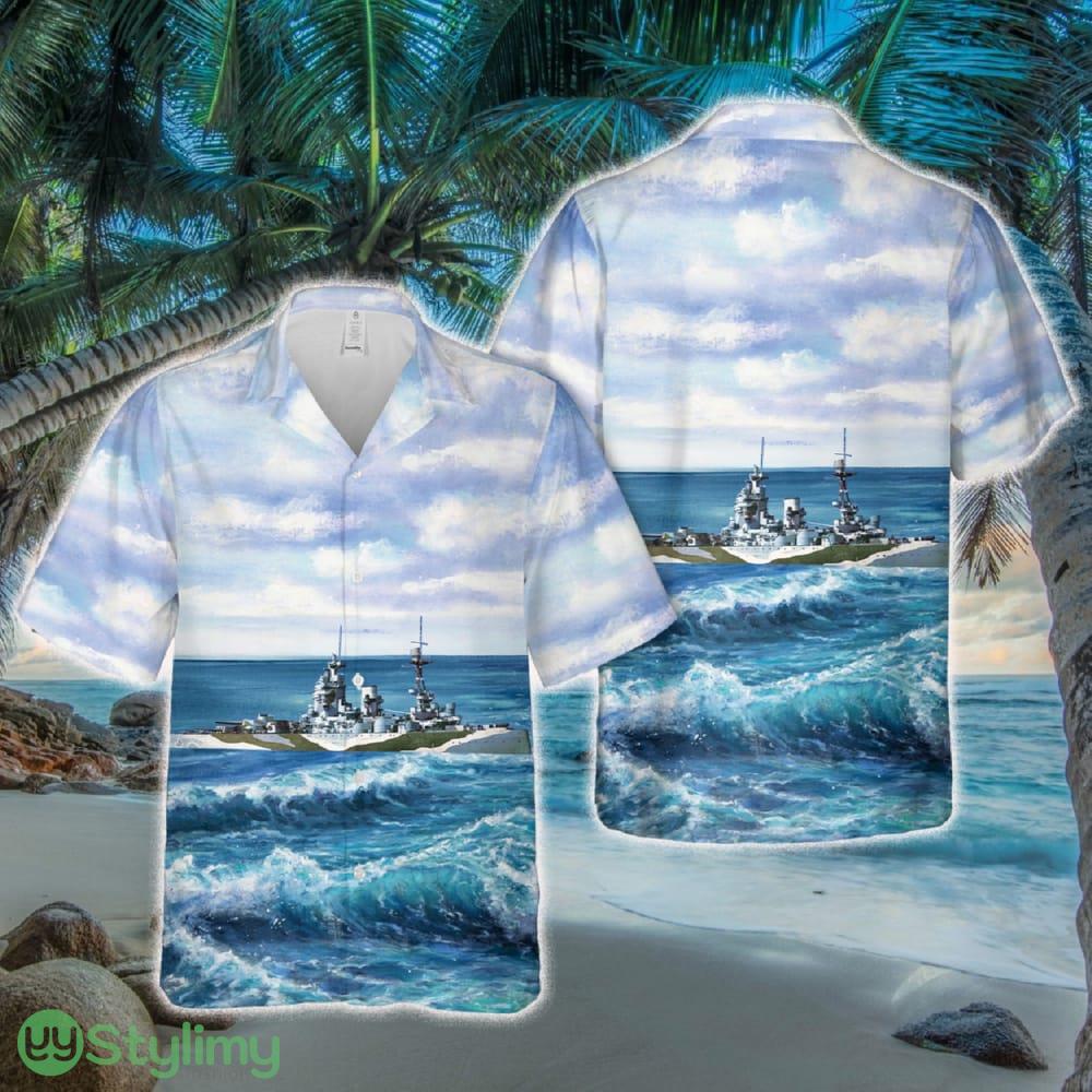 Royal Navy HMS Rodney (29) Hawaiian Shirt 2 Royal Navy HMS Rodney (29) Hawaiian Shirt - Royal Navy HMS Rodney (29) Hawaiian Shirt