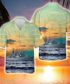 Royal Navy HMS Southampton (D90) Hawaiian Shirt - Royal Navy HMS Southampton (D90) Hawaiian Shirt