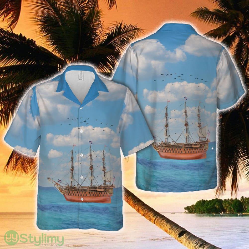 Royal Navy HMS Victory 1765 Hawaiian Shirt 2 Royal Navy HMS Victory 1765 Hawaiian Shirt - Royal Navy HMS Victory 1765 Hawaiian Shirt