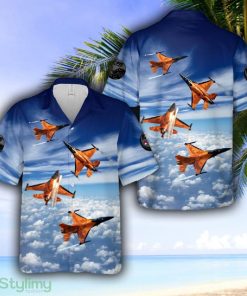 Royal Netherlands Air Force F-16 Demo Team Hawaiian Shirt - Royal Netherlands Air Force F-16 Demo Team Hawaiian Shirt