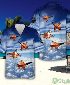 Royal Netherlands Air Force F-16 Demo Team Hawaiian Shirt New Style Hawaii Shirt Product Photo 1