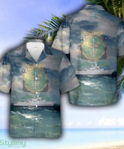 Royal Netherlands Navy HNLMS Mercuur (A900) submarine support ship Hawaiian Shirt - Royal Netherlands Navy HNLMS Mercuur (A900) submarine support ship Hawaiian Shirt