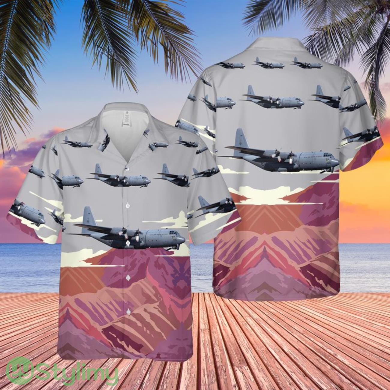 Royal New Zealand Air Force (RNZAF) Lockheed C-130H Hercules 3D Hawaiian Shirt short sleeve Men And Women Shirt 1 Royal New Zealand Air Force (RNZAF) Lockheed C-130H Hercules 3D Hawaiian Shirt short sleeve Men And Women Shirt Product Photo 1