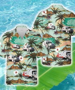 Rumpke Waste & Recycling Truck Hawaiian Shirt - Rumpke Waste & Recycling Truck Hawaiian Shirt