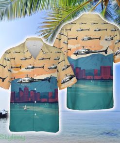 San Diego Police AS350B3 AStar Hawaiian Shirt - San Diego Police AS350B3 AStar Hawaiian Shirt