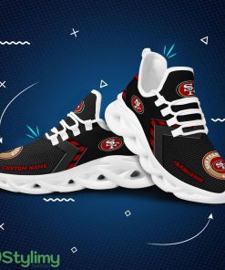 San Francisco 49ers Custom Name Personalized Sporty Max Soul Sneakers Running Sports Shoes Product Photo 3