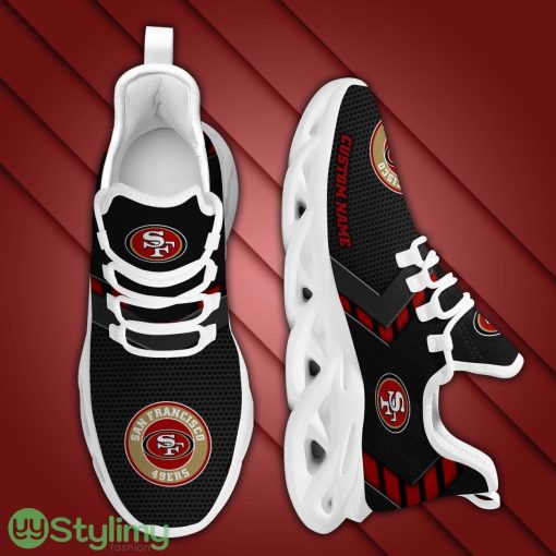 San Francisco 49ers Custom Name Personalized Sporty Max Soul Sneakers Running Sports Shoes