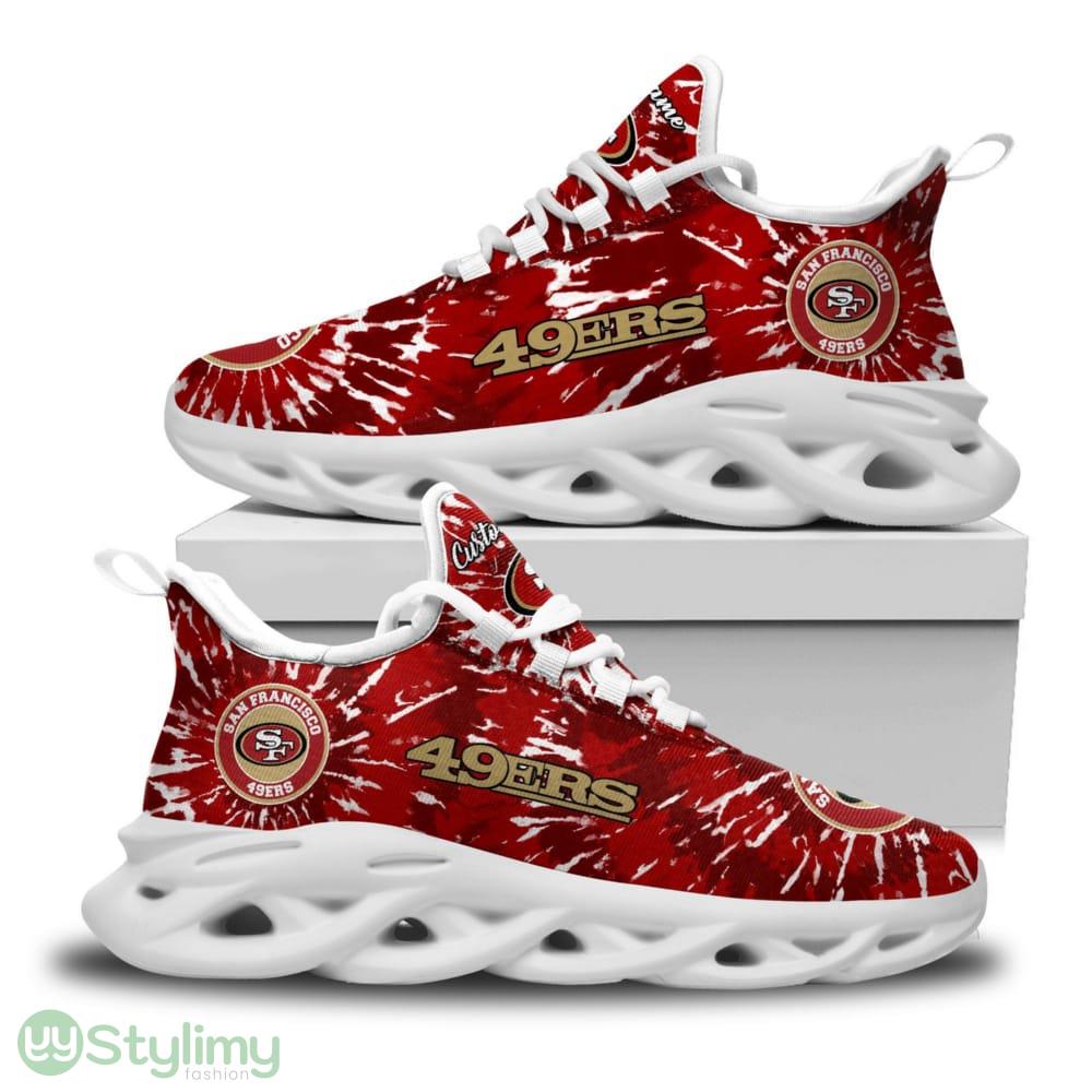 San Francisco 49ers Logo Tie Dye Pattern Custom Name 3D Max Soul Sneaker Shoes 2 San Francisco 49ers Logo Tie Dye Pattern Custom Name 3D Max Soul Sneaker Shoes - San Francisco 49ers Logo Tie Dye Pattern Custom Name 3D Max Soul Sneaker Shoes_2