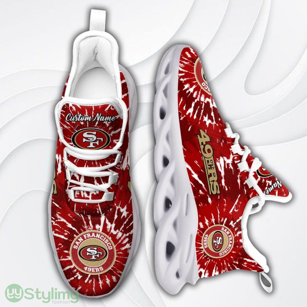 San Francisco 49ers Logo Tie Dye Pattern Custom Name 3D Max Soul Sneaker Shoes 4 San Francisco 49ers Logo Tie Dye Pattern Custom Name 3D Max Soul Sneaker Shoes - San Francisco 49ers Logo Tie Dye Pattern Custom Name 3D Max Soul Sneaker Shoes_4
