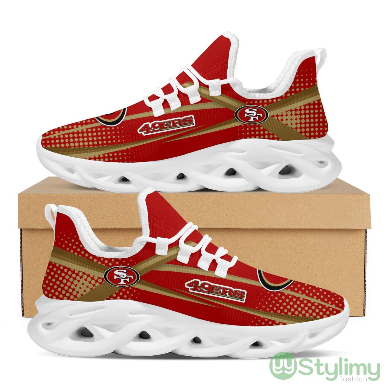 San Francisco 49ersFootball Team Symbol Geometric Sporty Max Soul Sneakers Shoes Footwear 2 San Francisco 49ersFootball Team Symbol Geometric Sporty Max Soul Sneakers Shoes Footwear Product Photo 2