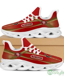 San Francisco 49ersFootball Team Symbol Geometric Sporty Max Soul Sneakers Shoes Footwear Product Photo 1