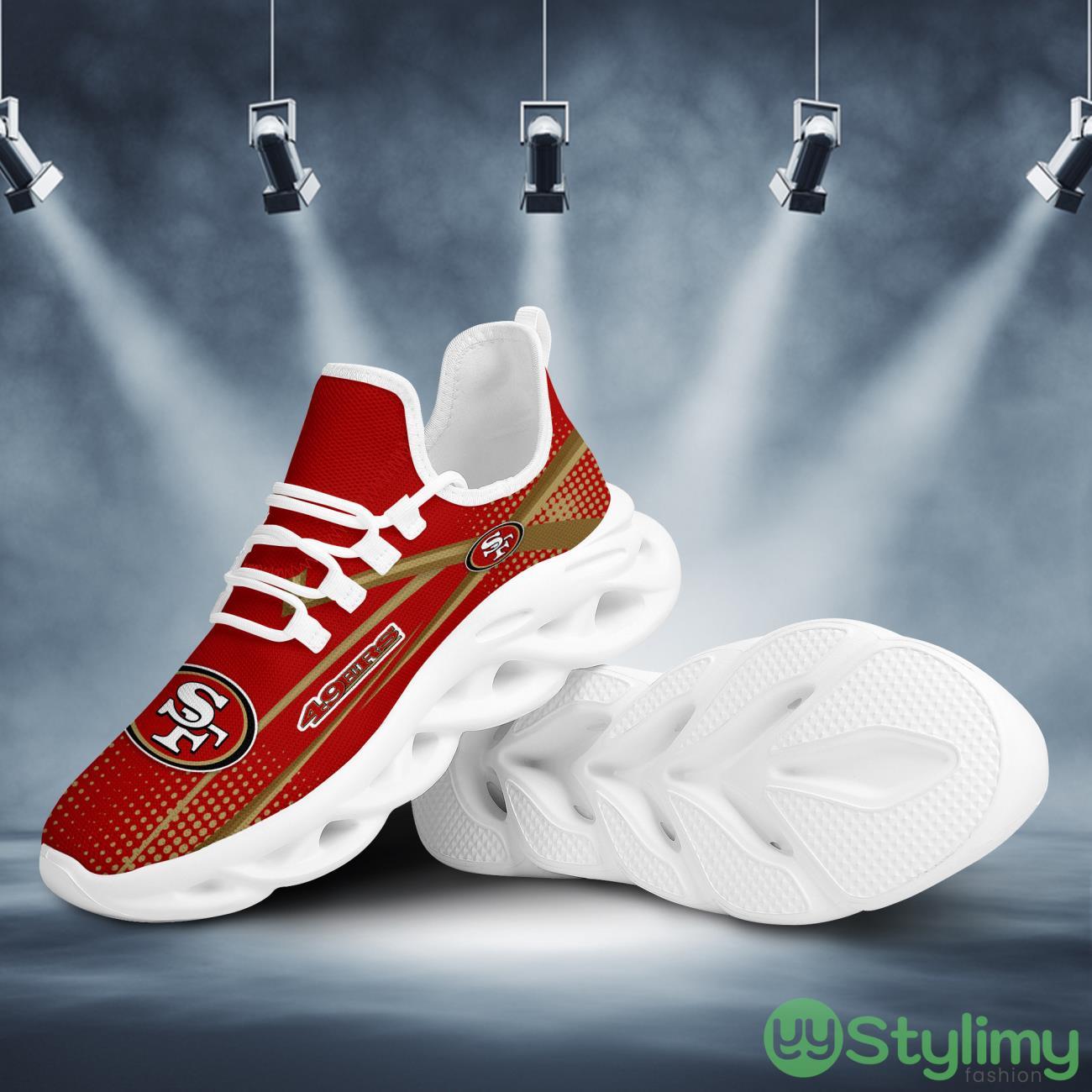 San Francisco 49ersFootball Team Symbol Geometric Sporty Max Soul Sneakers Shoes Footwear 4 San Francisco 49ersFootball Team Symbol Geometric Sporty Max Soul Sneakers Shoes Footwear Product Photo 4