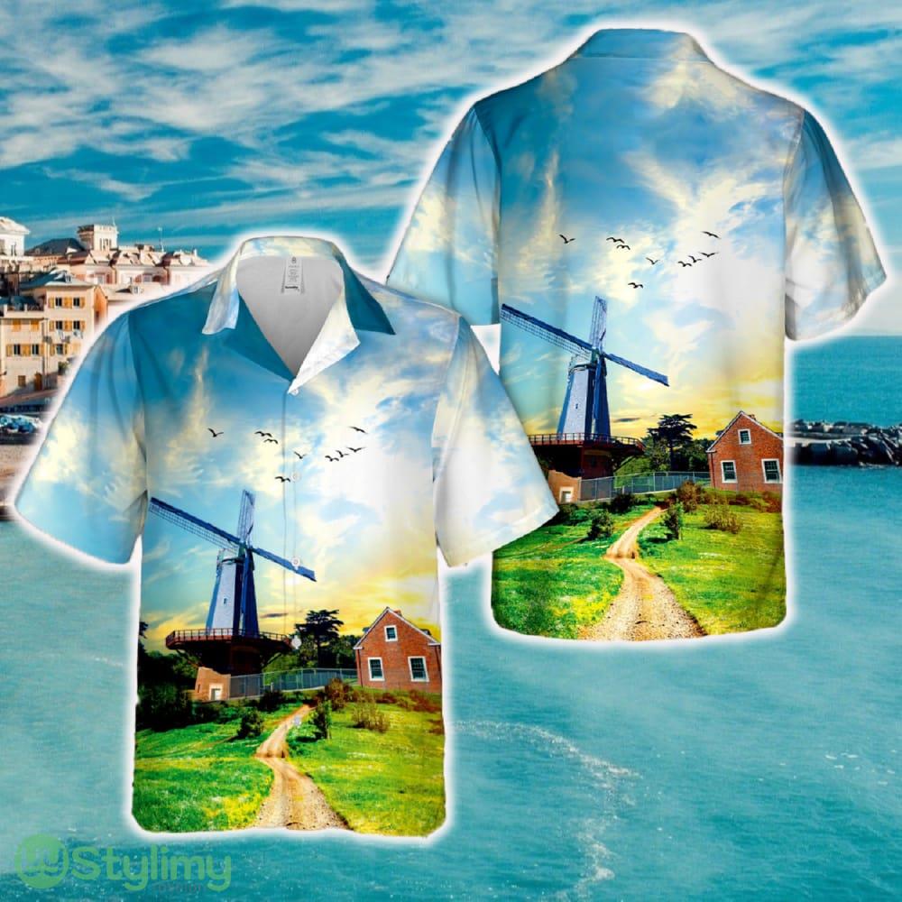 San Francisco, California, Murphy Windmill Hawaiian Shirt 2 San Francisco, California, Murphy Windmill Hawaiian Shirt - San Francisco, California, Murphy Windmill Hawaiian Shirt