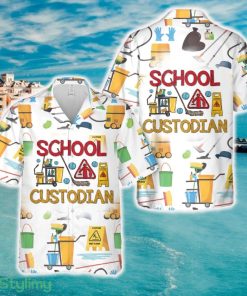 School custodian Hawaiian Shirt - School custodian Hawaiian Shirt