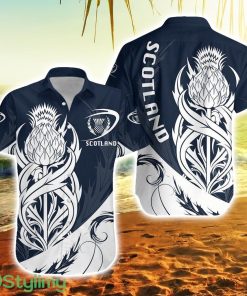 Scottish Rugby Thistle Vibes Navy Hawaiian Shirt For Men And Women Product Photo 1