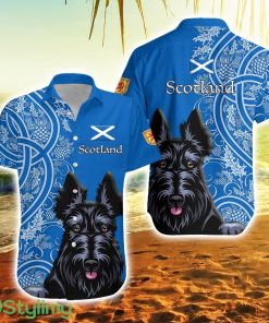 Scottish Terrier With Thistle Hawaiian Shirt For Men And Women Product Photo 1