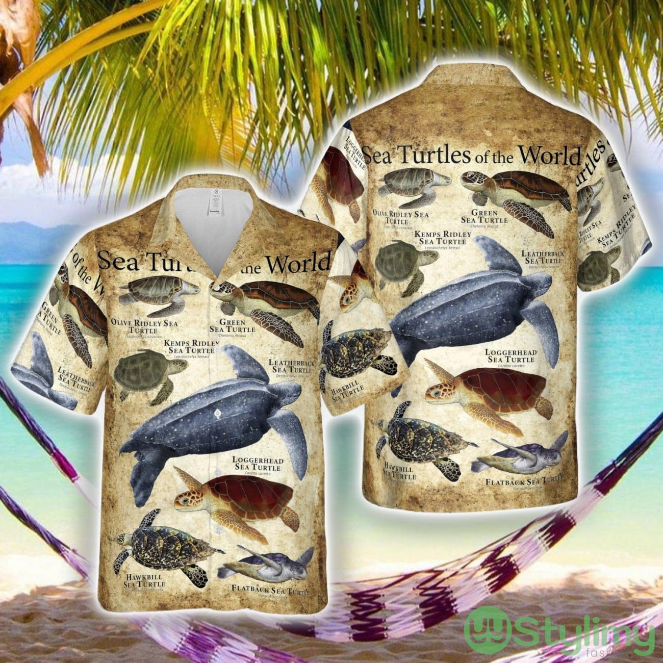 Sea Turtles of the World 3D Hawaiian Shirt Style Gift For Men Women 2 Sea Turtles of the World 3D Hawaiian Shirt Style Gift For Men Women Product Photo 1
