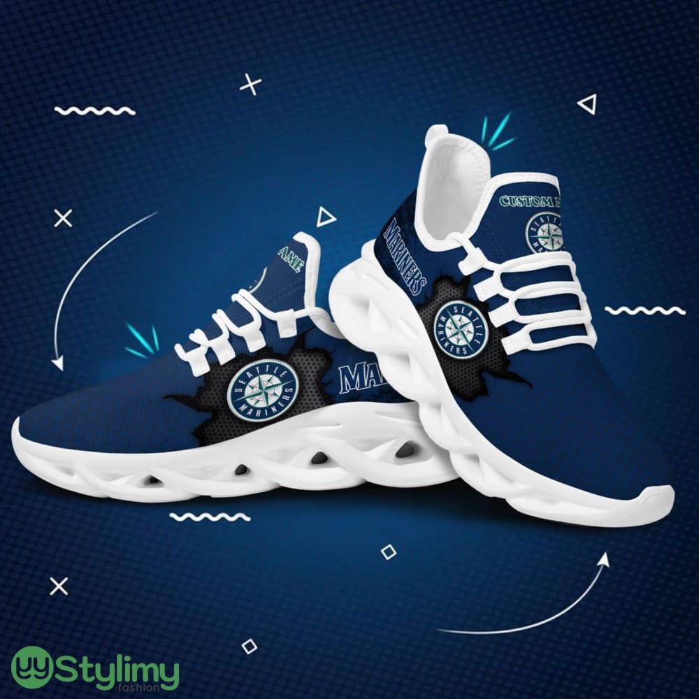 Seattle Mariners Cracked Design Pattern Custom Name 3D Max Soul Sneaker Shoes 3 Seattle Mariners Cracked Design Pattern Custom Name 3D Max Soul Sneaker Shoes - Seattle Mariners Cracked Design Pattern Custom Name 3D Max Soul Sneaker Shoes_3