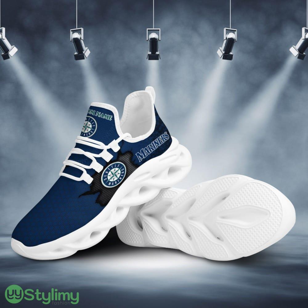 Seattle Mariners Cracked Design Pattern Custom Name 3D Max Soul Sneaker Shoes 4 Seattle Mariners Cracked Design Pattern Custom Name 3D Max Soul Sneaker Shoes - Seattle Mariners Cracked Design Pattern Custom Name 3D Max Soul Sneaker Shoes_4
