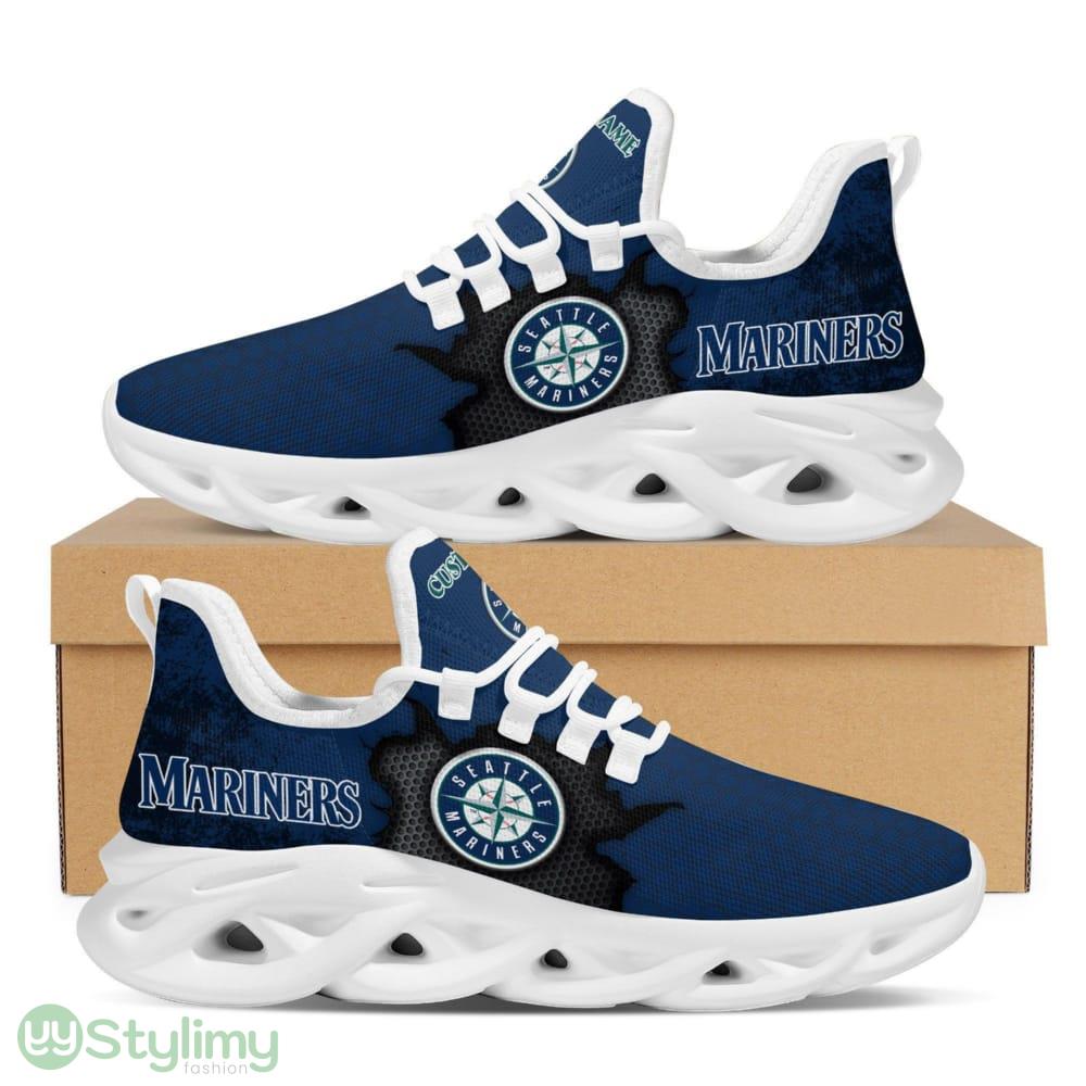 Seattle Mariners Cracked Design Pattern Custom Name 3D Max Soul Sneaker Shoes 6 Seattle Mariners Cracked Design Pattern Custom Name 3D Max Soul Sneaker Shoes - Seattle Mariners Cracked Design Pattern Custom Name 3D Max Soul Sneaker Shoes_1