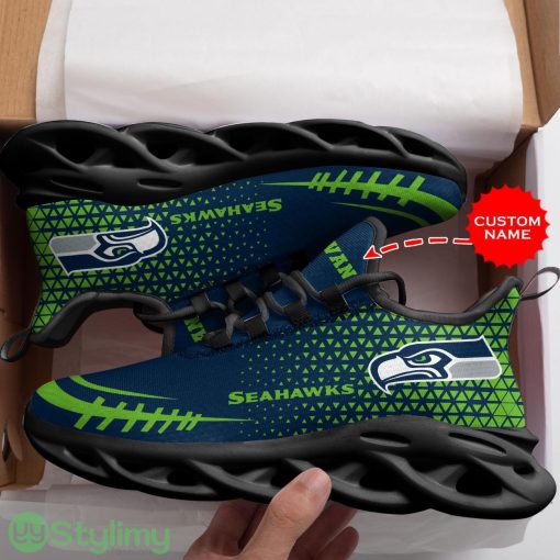Seattle Seahawks Custom Personalized Max Soul Sneakers Running Sports Shoes Product Photo 3