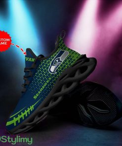Seattle Seahawks Custom Personalized Max Soul Sneakers Running Sports Shoes Product Photo 1