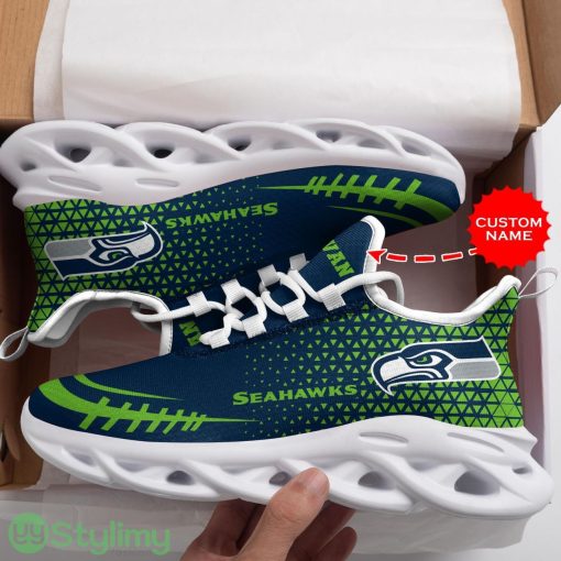 Seattle Seahawks Custom Personalized Max Soul Sneakers Running Sports Shoes Product Photo 5