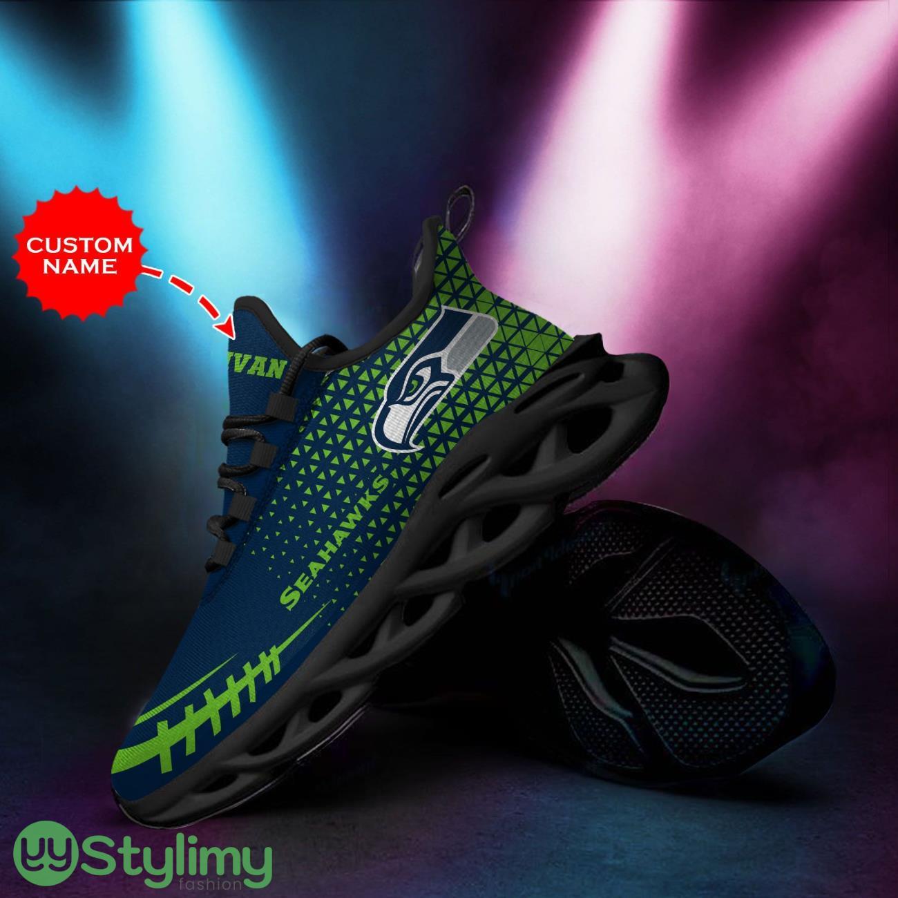 Seattle Seahawks Custom Personalized Max Soul Sneakers Running Sports Shoes 7 Seattle Seahawks Custom Personalized Max Soul Sneakers Running Sports Shoes Product Photo 1