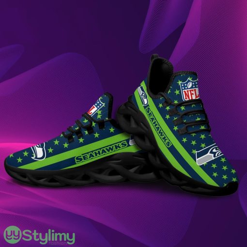 Seattle Seahawks Max Soul Sneakers Running Sports Shoes Product Photo 2