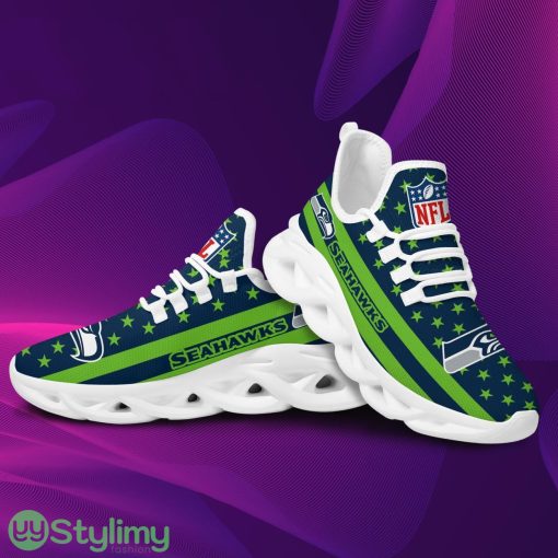 Seattle Seahawks Max Soul Sneakers Running Sports Shoes Product Photo 3