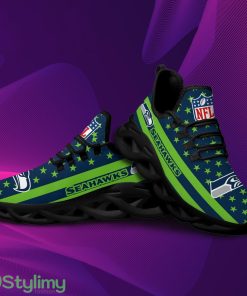 Seattle Seahawks Max Soul Sneakers Running Sports Shoes Product Photo 1