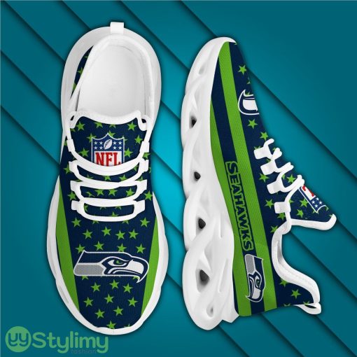 Seattle Seahawks Max Soul Sneakers Running Sports Shoes Product Photo 5