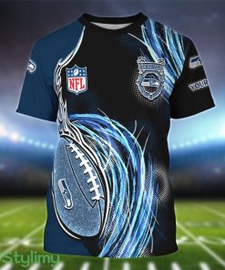 Seattle Seahawks Personalized Name Sport 3D T-Shirt Product Photo 1