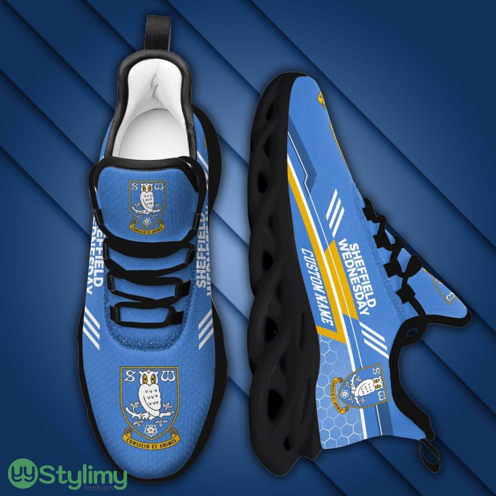 Sheffield Wednesday Logo Pattern Custom Name 3D Max Soul Sneaker Shoes 4 Sheffield Wednesday Logo Pattern Custom Name 3D Max Soul Sneaker Shoes - Sheffield Wednesday Logo Pattern Custom Name 3D Max Soul Sneaker Shoes_4